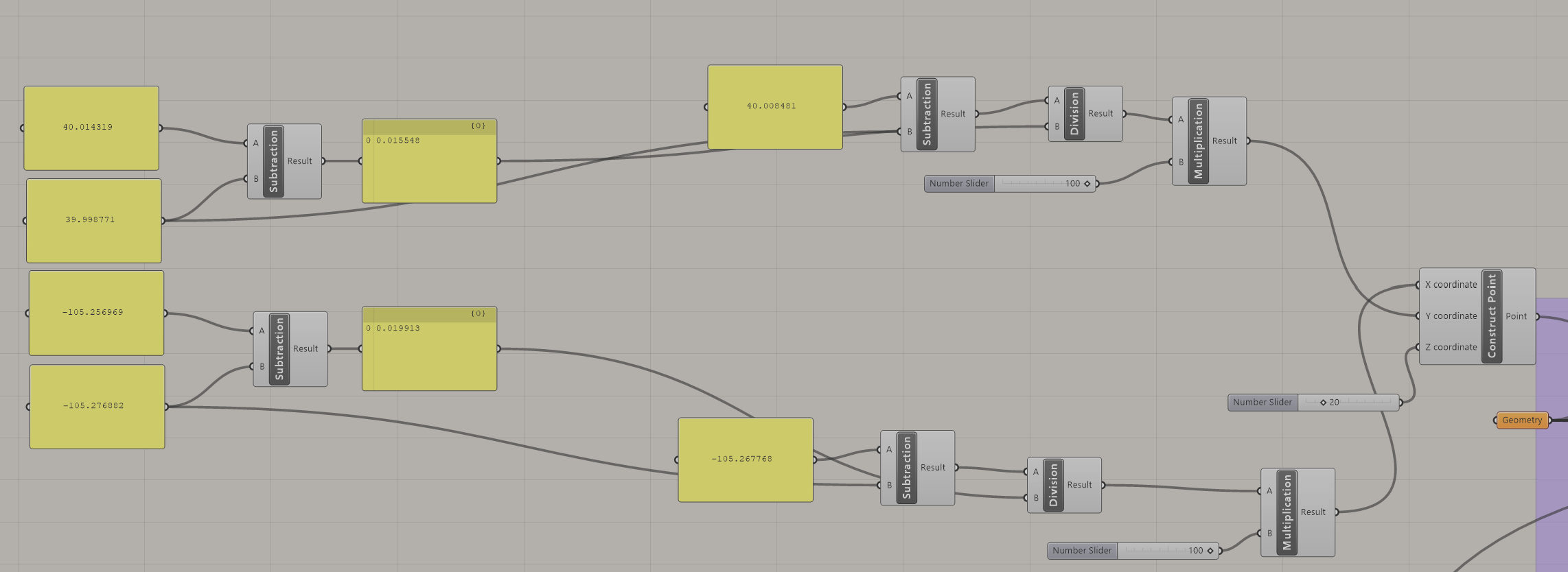 Coordinate transformation